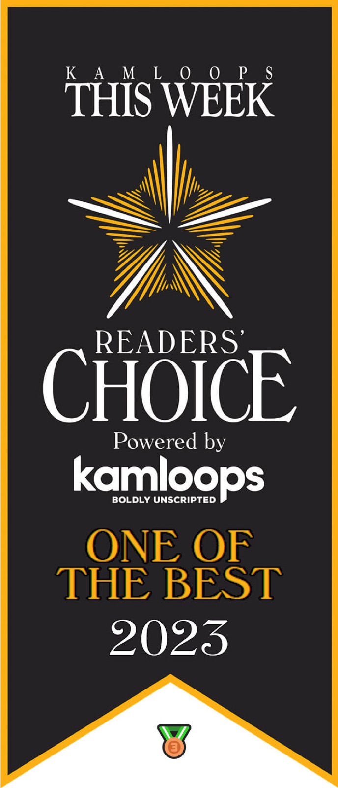 Kamloops This Week Readers' Choice award 2023.